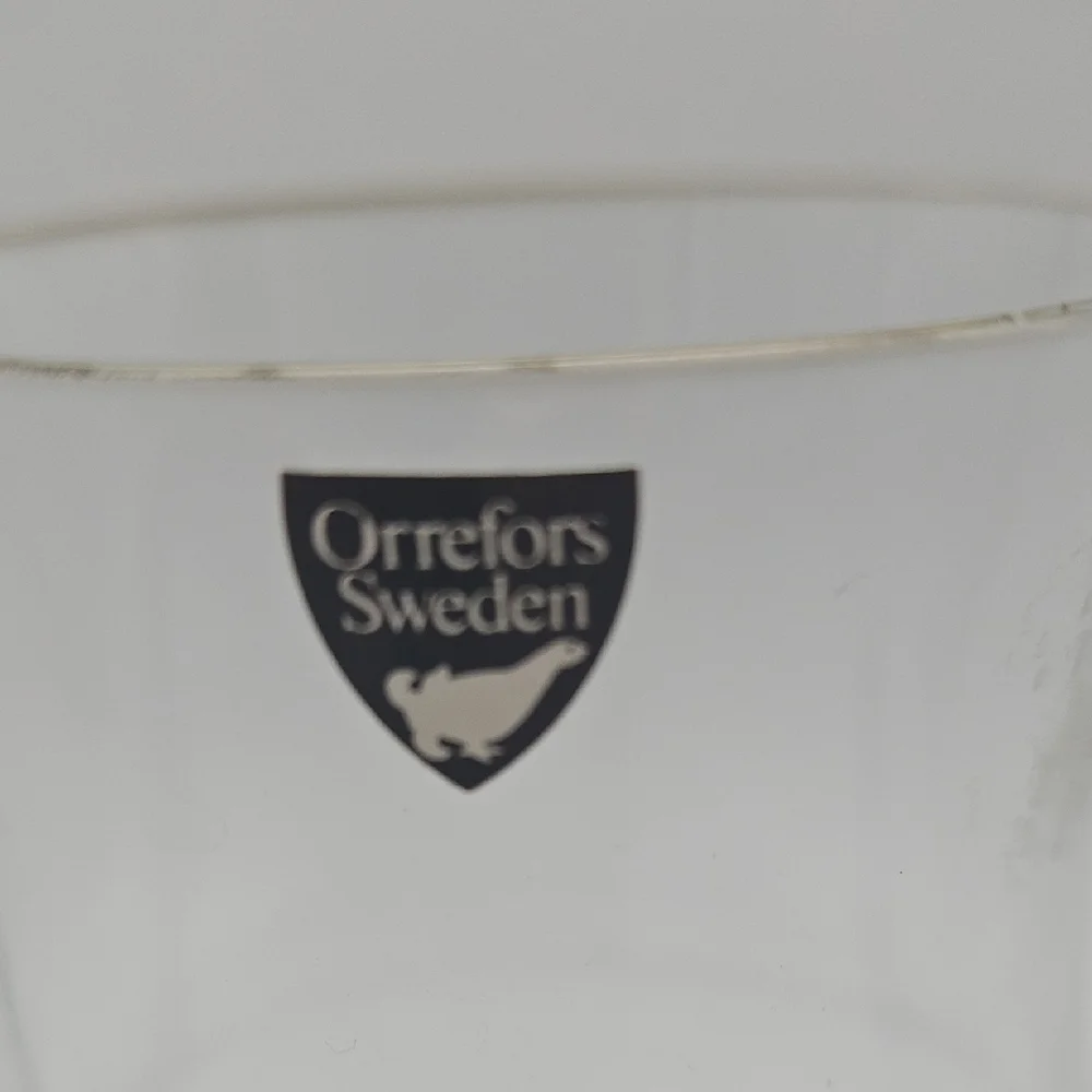 Clear Glass Vase by Orrefors